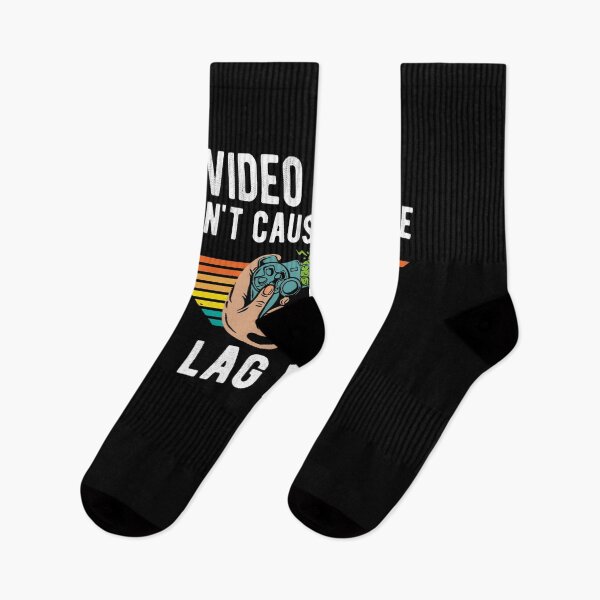 Item preview, Video Games Don't Cause Violence Lag Does Funny Gamer designed and sold by Dressed For  Duty.