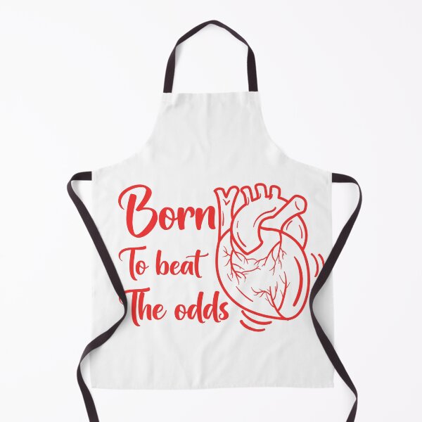 Item preview, Heart Disease Awareness Quote: Born To Beat The Odds designed and sold by AMINE ★★★★★.