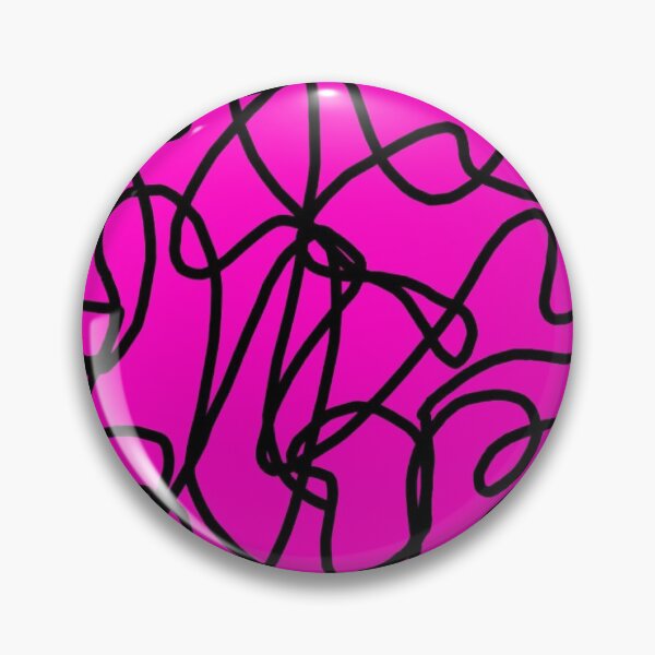 Item preview, Hot Pink and Black Doodle designed and sold by MaddyMorgan1.