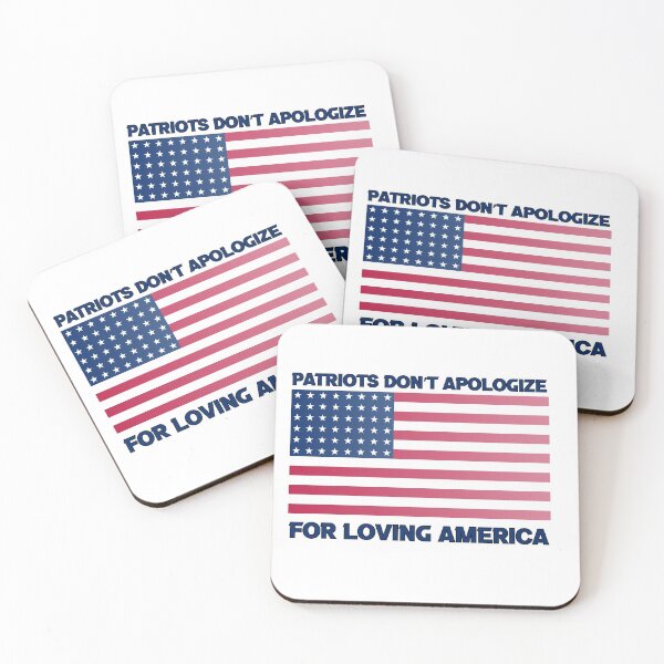 Item preview, Patriots Don't Apologize designed and sold by 1776Bazaar.