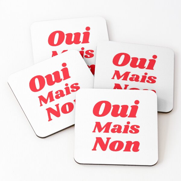 Item preview, Oui, Mais Non, French Quote, Paris Words designed and sold by RougeAtelier.