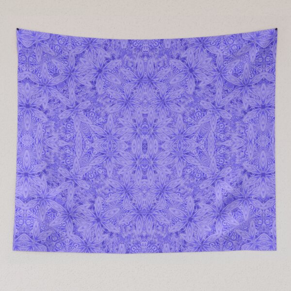 Item preview, Periwinkle Baroque Botanical Plunge designed and sold by DesignLust.