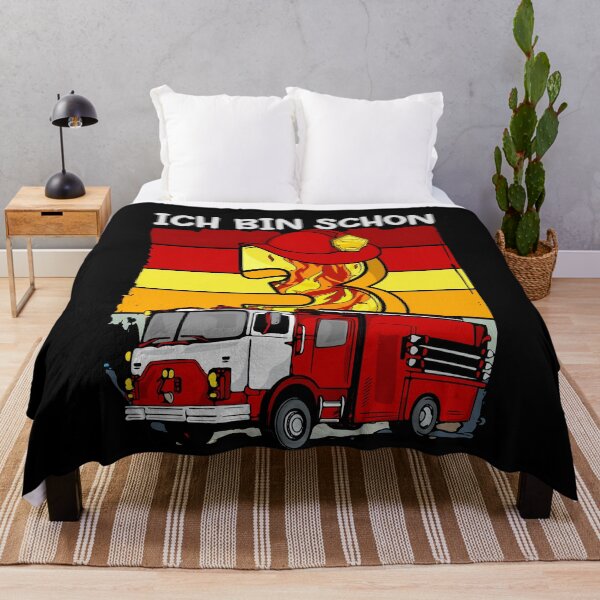Item preview, Children 3 years birthday boy fire engine fire department designed and sold by brunsch-print.