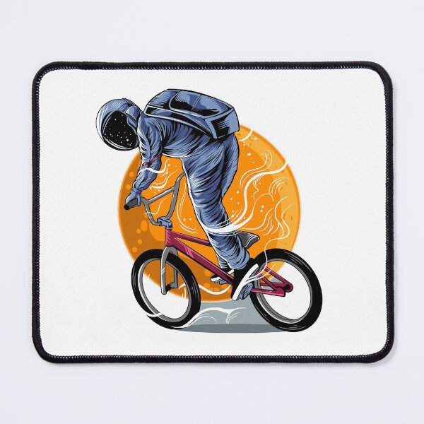 Item preview, Astronaut Spaceman Riding A Bicycle In Space designed and sold by SpotWarehouse.