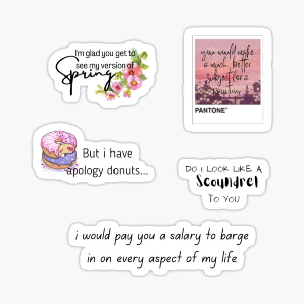 Lore Olympus Memorable Moments Webtoon Art Sticker/Magnet Value Pack #3 Sticker