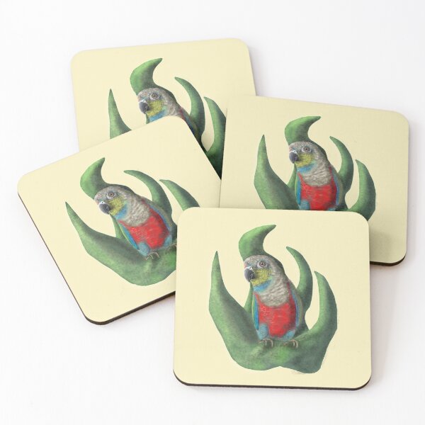 Item preview, Portrait of a crimsoned bellied conure designed and sold by BirbFriends.