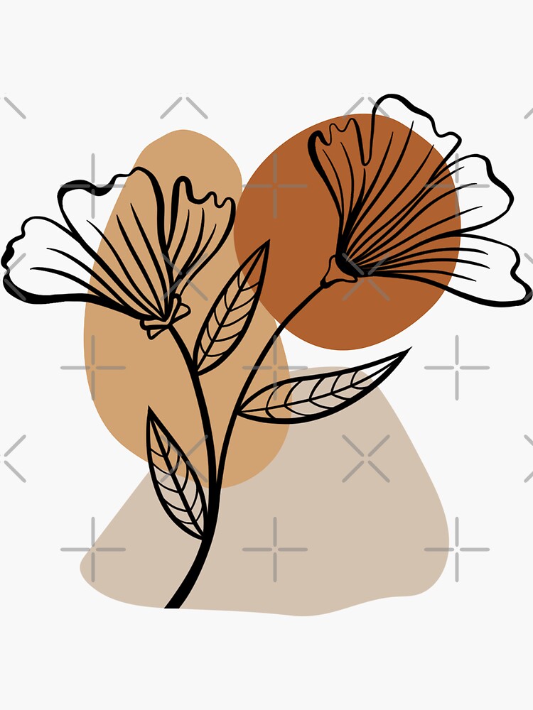 Warm Toned Floral Vinyl