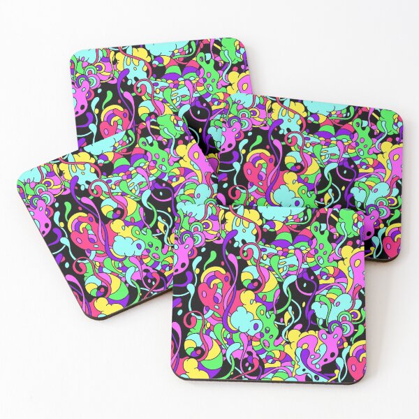 Item preview, Kawaii Colorful Slime Pattern designed and sold by Saraartwork.