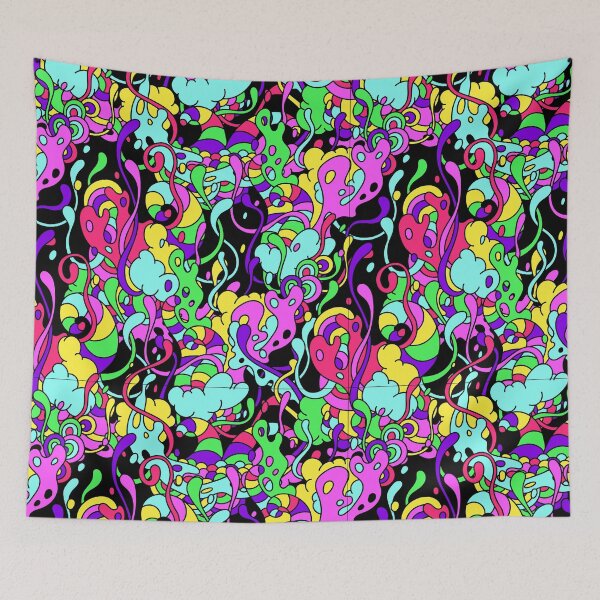 Item preview, Kawaii Colorful Slime Pattern designed and sold by Saraartwork.
