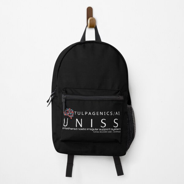 Item preview, UNISS from Tulpagenics 1.0 - White (William Gibson t-shirt Agency) designed and sold by Gibson Futures.