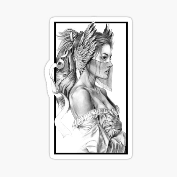 An Angel's Lost Love Sticker