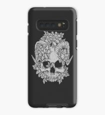 Japanischer Schädel Hülle & Klebefolie für Samsung Galaxy