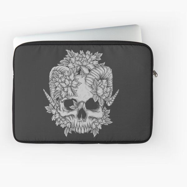 Japanese Skull Laptop Sleeve