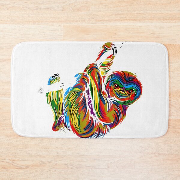 Item preview, colorful sloth designed and sold by SMILE88.