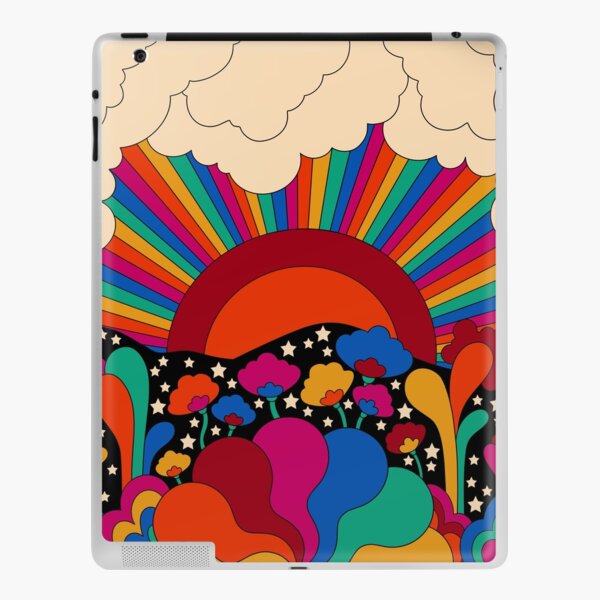 70s landscape iPad Skin