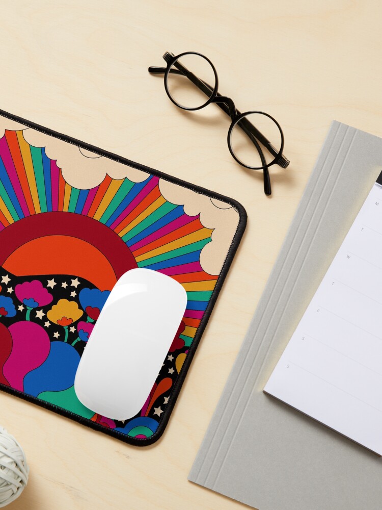 Alternate view of 70s landscape Mouse Pad