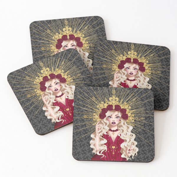 Item preview, Queen with roses - Square designed and sold by Mjs-Things.