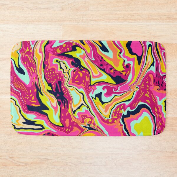 Item preview, Hot Pink Marbled Mess designed and sold by AmeyCamp.