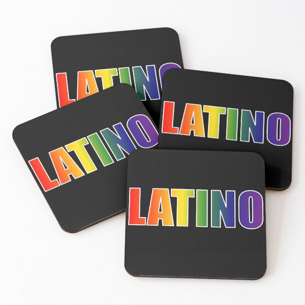 Item preview, Latino Rainbow Text Gradient LGBT Pride designed and sold by that5280lady.