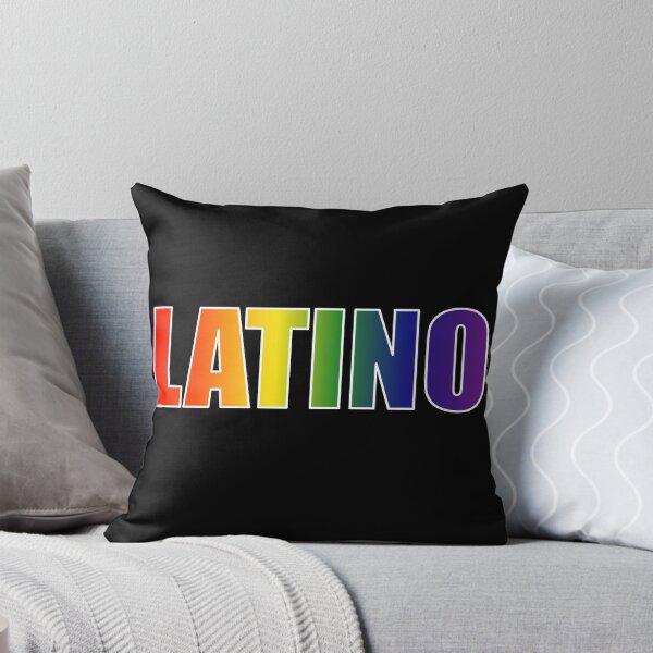 Item preview, Latino Rainbow Text Gradient LGBT Pride designed and sold by that5280lady.
