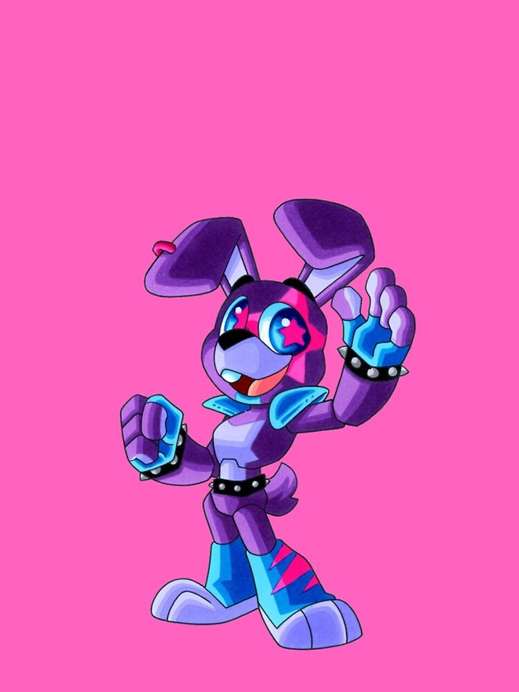 FNAF Glamrock Bonnie Photographic Print for Sale by elykoi