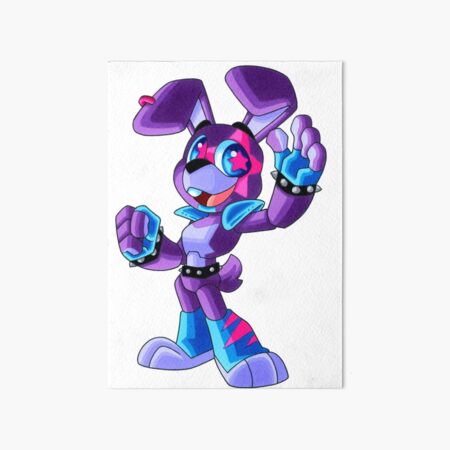 FNAF Glamrock Bonnie 5x7in Art Print 