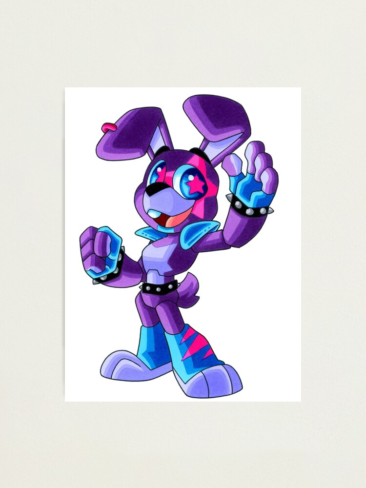 Fnaf Security Breach Glamrock Bonnie Poster for Sale by ArdourLamour