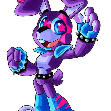 FNAF - Glamrock Bonnie (Security Breach) Art Board Print for Sale by  omtuongtu