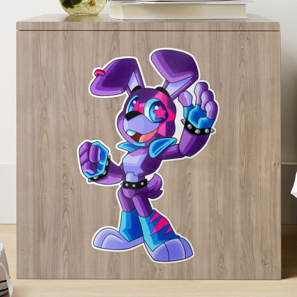 Glamrock Bonnie Sticker for Sale by Fizzy Creations