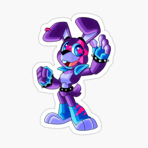 Glamrock Bonnie Sticker for Sale by Fizzy Creations