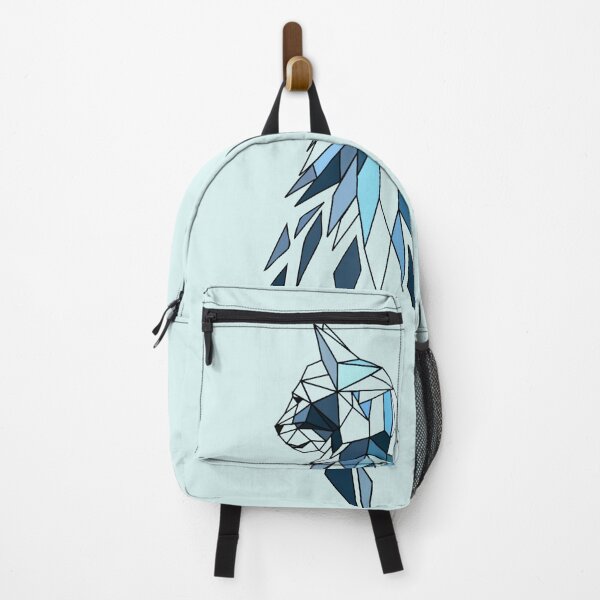 Item preview, Cat in blue light blue polygon design designed and sold by PicturePatty.