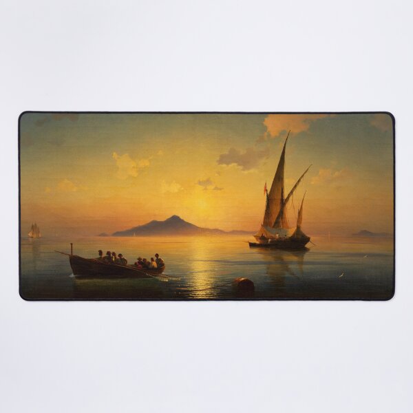 Item preview, The Bay of Naples, by Ivan Konstantinovich Aivazovsky designed and sold by Irina Polyanskaya.