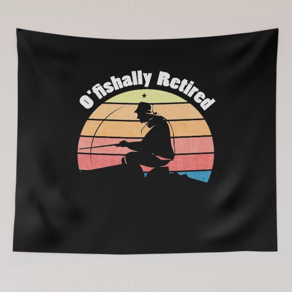 Item preview,  Funny Vintage Retired -  O'fishally Retired, Funny Vintage Retirement Fisherman T-Shirt designed and sold by zakibenj.