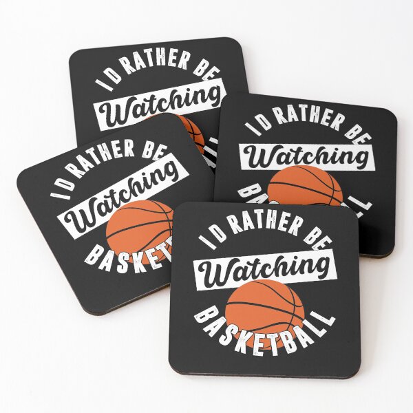 Item preview, I'd Rather Be Watching Basketball, Funny Basketball Quote designed and sold by Artsy Fun.