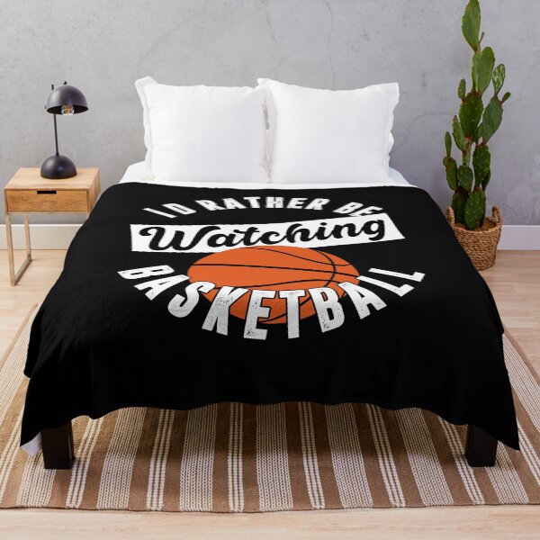 Item preview, I'd Rather Be Watching Basketball, Funny Basketball Quote designed and sold by Artsy Fun.