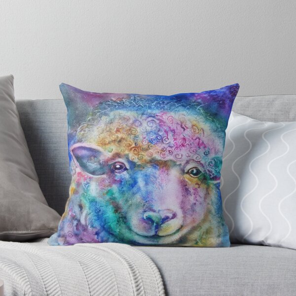Item preview, Sheep Wall Art Watercolor designed and sold by MB Cunningham.