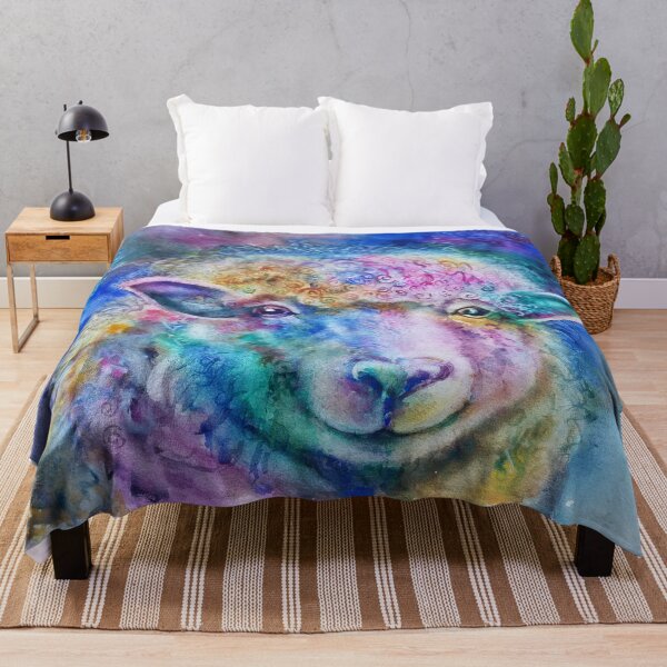Item preview, Sheep Wall Art Watercolor designed and sold by MB Cunningham.