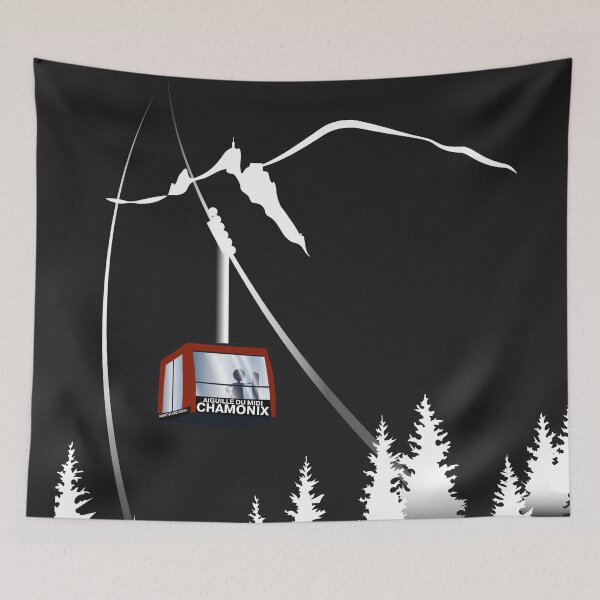 Aperçu de l'œuvre Téléphérique de Chamonix Aiguille du Midi créée et vendue par leewarddesign.