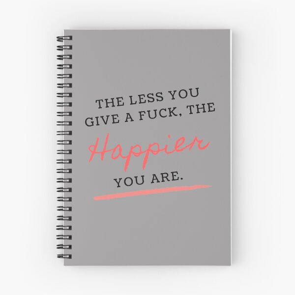 Item preview, The less you give a fuck, the happier you are designed and sold by Valgeneva.