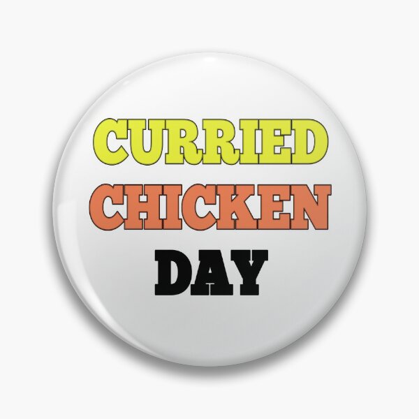 Item preview, CURRIED CHICKEN DAY sticker designed and sold by choumilanais.