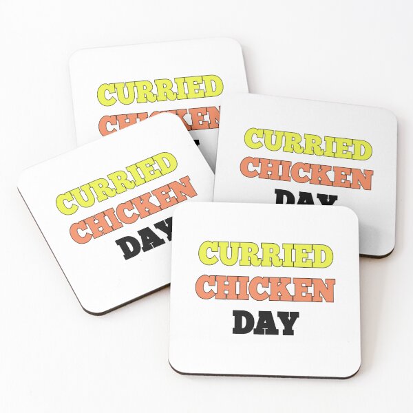 Item preview, CURRIED CHICKEN DAY sticker designed and sold by choumilanais.