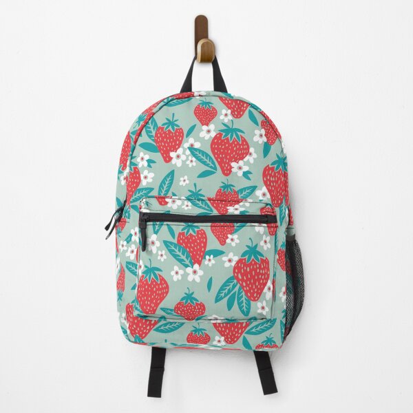 Item preview, Strawberry Blooms – Mint designed and sold by Cat Coquillette.
