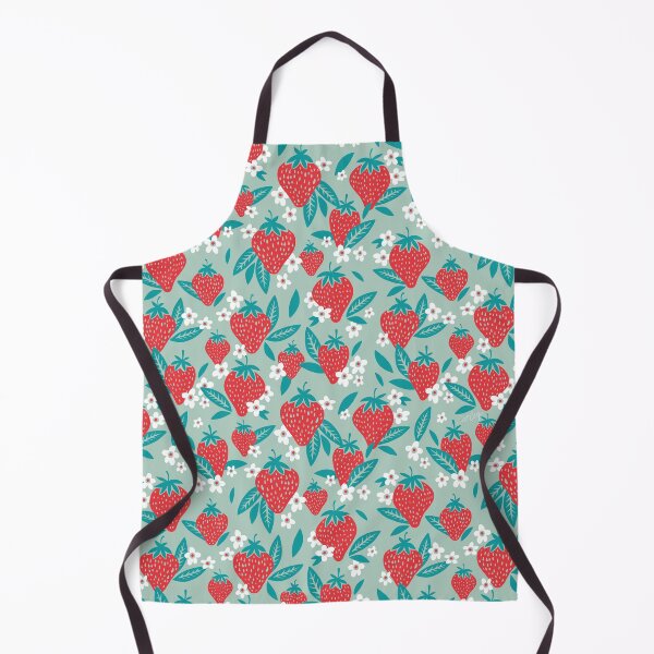 Item preview, Strawberry Blooms – Mint designed and sold by Cat Coquillette.