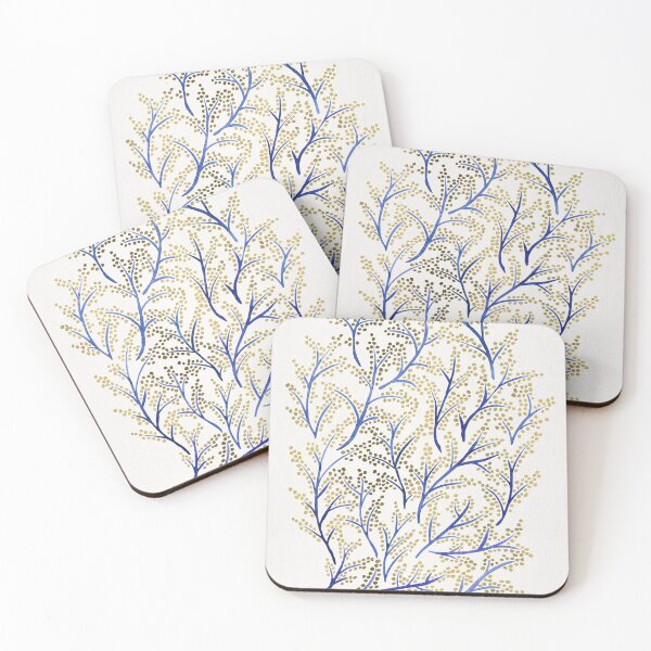 Item preview, Branches – Navy & Gold designed and sold by Cat Coquillette.