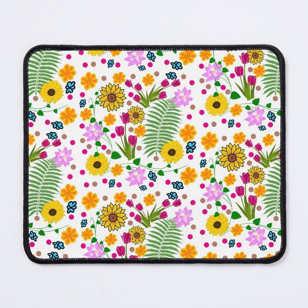 Item preview, Flower garden patterned designed and sold by Graphroad.