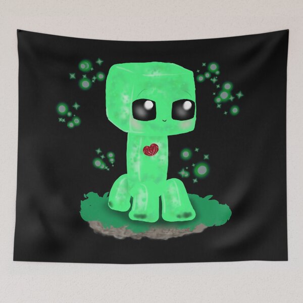 Item preview, Cute Creeper designed and sold by FickleandFancy.