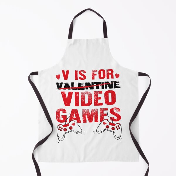Item preview, V Is For Video Games Funny Valentines Day Gamer Boy Men designed and sold by mountassirmahdi.