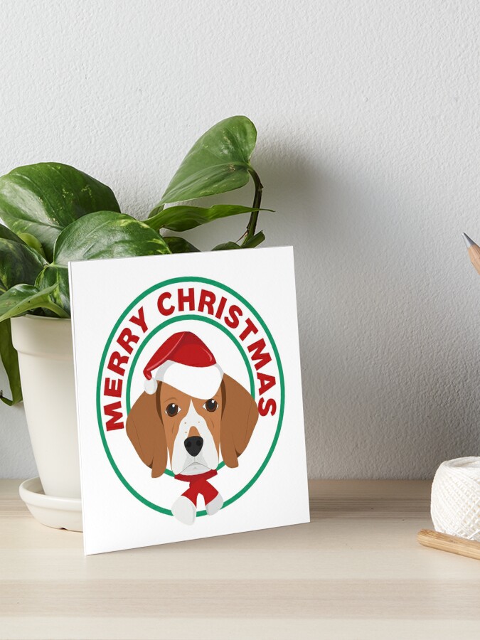 Christmas Time Camping with Beagle Dogs Cutting Board - For Kitchen 