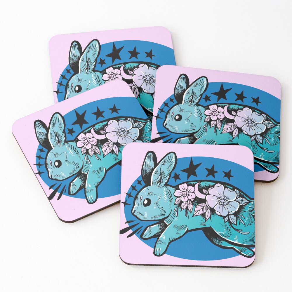 Item preview, Coasters (Set of 4) designed and sold by retkikosmos.