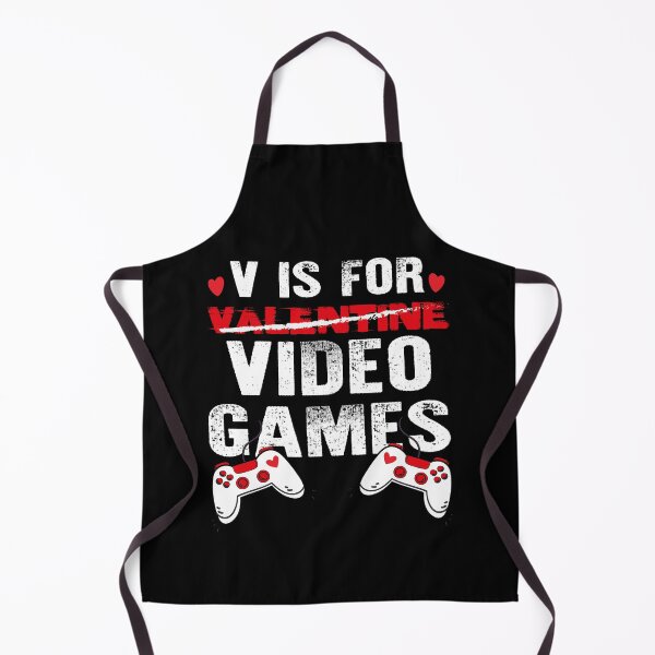Item preview, V Is For Video Games Funny Valentines Day Gamer Boy Men designed and sold by mountassirmahdi.